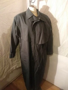 Bromley Trench Coat Women's 20 Med M Dark Green @ - Picture 1 of 5
