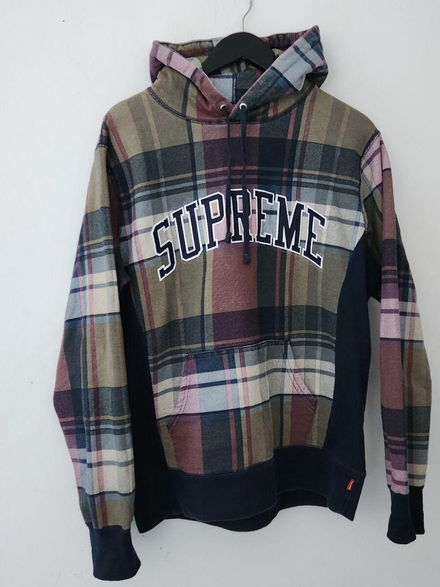 Supreme Plaid Cotton Hoodies & Sweatshirts for Men for Sale Supreme Plaid Cotton Hoodies & Sweatshirts for Men for Sale