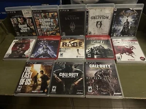 Lot of 13 PS3 PlayStation 3 Video Games-Skyrim/GTA/Call of Duty/Last Of Us+++ - Picture 1 of 7