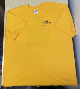 2000 playoff prestige football Play for keeps yellow T-shirt Size XL - Picture 1 of 7