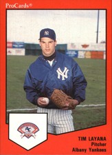 1989 Albany Yankees ProCards #329 Tim Layana