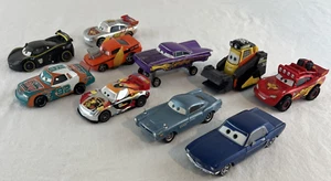 Disney Pixar Cars Plastic Lot of 10 Toy Cars - Picture 1 of 15