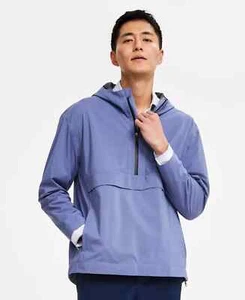 ALFANI Alfatech Camminare Noir Blue Anorak Jacket Regular Fit Lightweight M - Picture 1 of 1