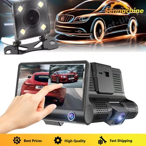 Dual Lens Car DVR Recorder Front and Rear Camera 4" Touch Screen Dash Cam 1080P - Picture 1 of 12