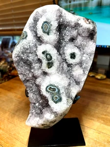 Rare Amethyst Stalactite Stalagmite Premium Crystal Gemstone W Stand Specimen313 - Picture 1 of 12