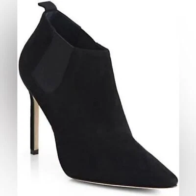 Manolo Blahnik Linuspla 105 Suade Botines Puntiagudos Talla EU 39 Foto 1 de 4