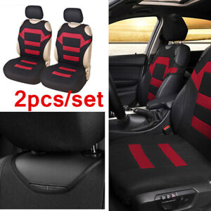 2-piece Auto Seat Covers Van Front Row Universal Protectors for Car Truck SUV
