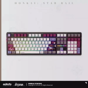 Official Honkai: Star Rail Kafka RGB Mechanical Keyboard PBT Tri-Mode 87/108keys - Picture 1 of 11