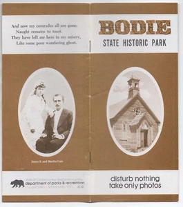1979 Werbebroschüre aus Bodie State Park CA - Bild 1 von 3
