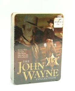 John Wayne Collection - 15 Movies - DVD Collection - Metal Tin - Picture 1 of 2