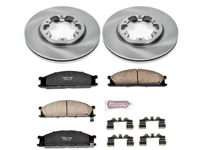 Front Brake Pad and Rotor Kit For 1987-1995 Nissan Pathfinder 1988 1989 CJ997GX Foto 1 de 1