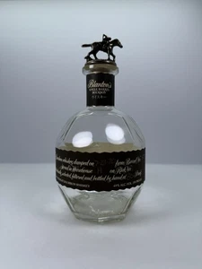 Blanton's Single Barrel Bourbon Black Label Horse Stopper (O) 750ml #244 ~ Empty - Picture 1 of 9