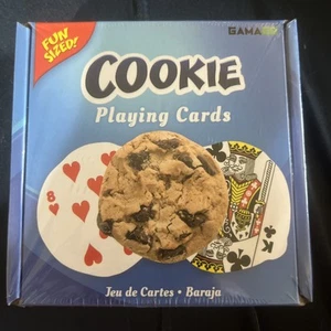 Cookie Shaped Playing Cards GAMAGO Cookie Fun New Sealed - Picture 1 of 2