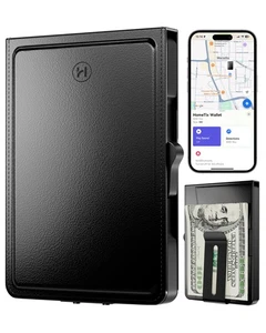 Smart Tracker Geldbörse für Herren | RFID Blocking | Find My Compatible (iOS 14.5+)... - Bild 1 von 7