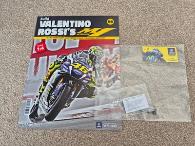 1/4 DEAGOSTINI BUILD THE YAMAHA YZR-M1 VALENTINO ROSSI BIKE PART ISSUE #58 - Image 1 of 3