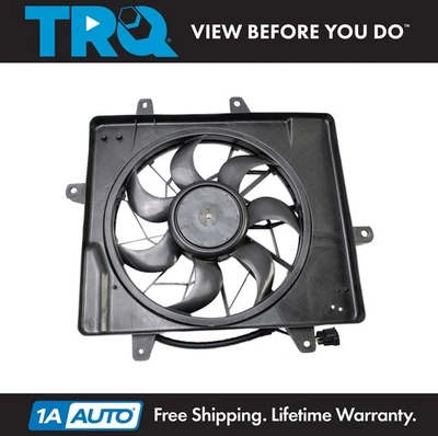Conjunto de ventilador de refrigeración y motor de radiador TRQ para 06-10 Chrysler PT Cruiser nuevo Foto 1 de 4