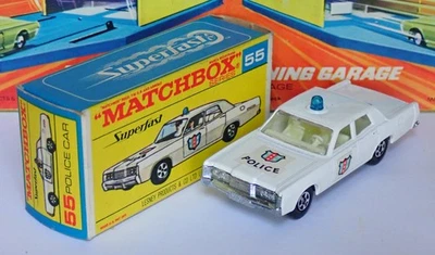 Coche de policía Matchbox Superfast 55a Mercury como nuevo en caja casi como nuevo Foto 1 de 4