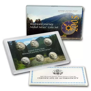 2005 Westward Journey Nickel Series Coin Set - Picture 1 of 1