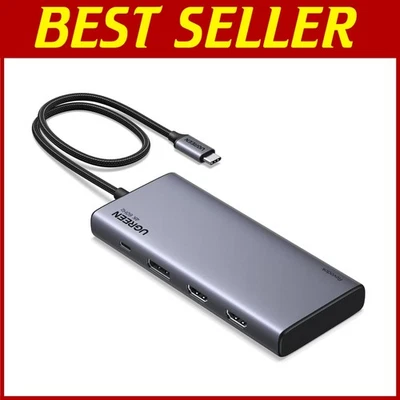 Ultimate 8-in-1 USB-C Dock for Dual Monitor Setup - Compatible with All Laptops - Image 1 of 4