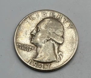 1947 D Washington Quarter - Picture 1 of 4