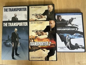 THE TRANSPORTER 1 TRANSPORTER 2 & TRANSPORTER 3 DVD - Jason Statham - Imagen 1 de 10