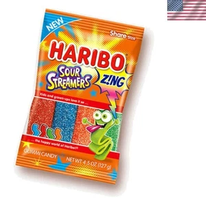 4,5 Unzen Z!NG saure Streamer - perfekt dehnbare Gummibonbons zum Teilen - Bild 1 von 2