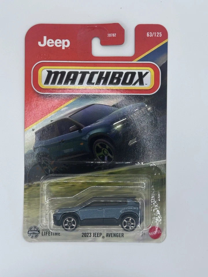 2025 Matchbox 2023 Jeep Avenger (light blue) 63/125 New Sealed Case K - Image 1 of 1