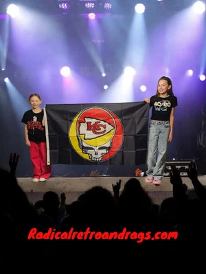 Grateful Dead Kansas City Chiefs Flag Banner Football ● 3x5 Ft FREE SHIPPING ● - Image 1 of 4