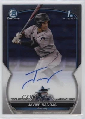 2023 Bowman Chrome Prospect Auto Javier Sanoja #CPA-JSJ Auto - Image 1 of 2