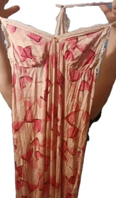 Sofia Intimates Vergara abstract Butterfly Print Night Gown Size Med Wedding  - Image 1 of 4