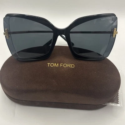 Tom Ford FT0766 03A Gia Butterfly Women's Sunglasses Flawless With Case - image 1 of 4