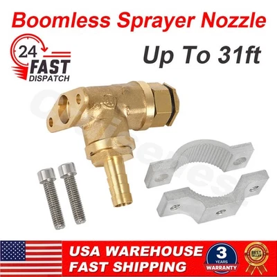 CRUISENEST US For 3/8" 1/2" Hose ATV Spot Sprayer Boomless Sprayer Nozzle Hardware Up-31ft
