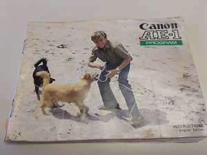 CANON AE-1 PROGRAM INSTRUCTION BOOK Pub. C-IE-084B Japan - Picture 1 of 9