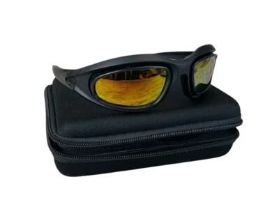 Juego de gafas de motociclista con estuche de transporte y lentes intercambiables NUEVO Foto 1 de 4