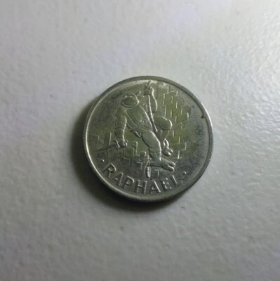 Raphael 1990 TEENAGE MUTANT NINJA TURTLES OFFICIAL MEDAL TMNT - image 1 of 2