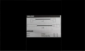 Black Plug Lead Set Fits Jaguar XJ6/12 - 2.9L 6Cylinder - Picture 1 of 1