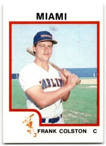 1987 ProCards Frank Colston Miami Marlins #725