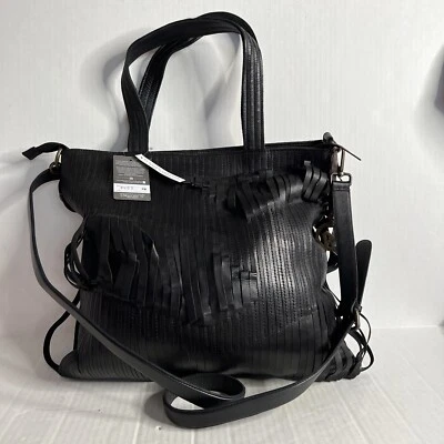 Nuevo con etiquetas Bolso de Mano Valentina 9503 Italiano Extra Grande Flecos 16X16 Foto 1 de 4