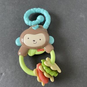 Baby Toy - Fisher-Price Rainforest Monkey Rattle, Hanging Tail