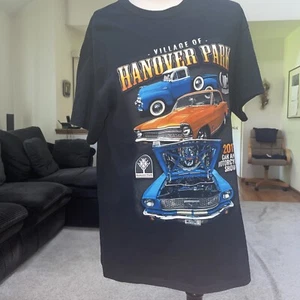Village Of Hanover Park Car & Motorcycle Show 2017 T Shirt Size Medium - Picture 1 of 8