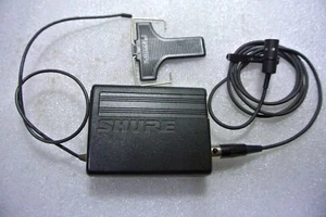 SHURE LX1-CG WIRELESS BODYPACK TRANSMITTER W/LAPEL MIC 186.200 MHZ - Picture 1 of 6