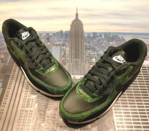 Nike Air Max 90 QS Python Black/Black-Cyber-Fir Mens Size 7 CD0916 001 New - Picture 1 of 7