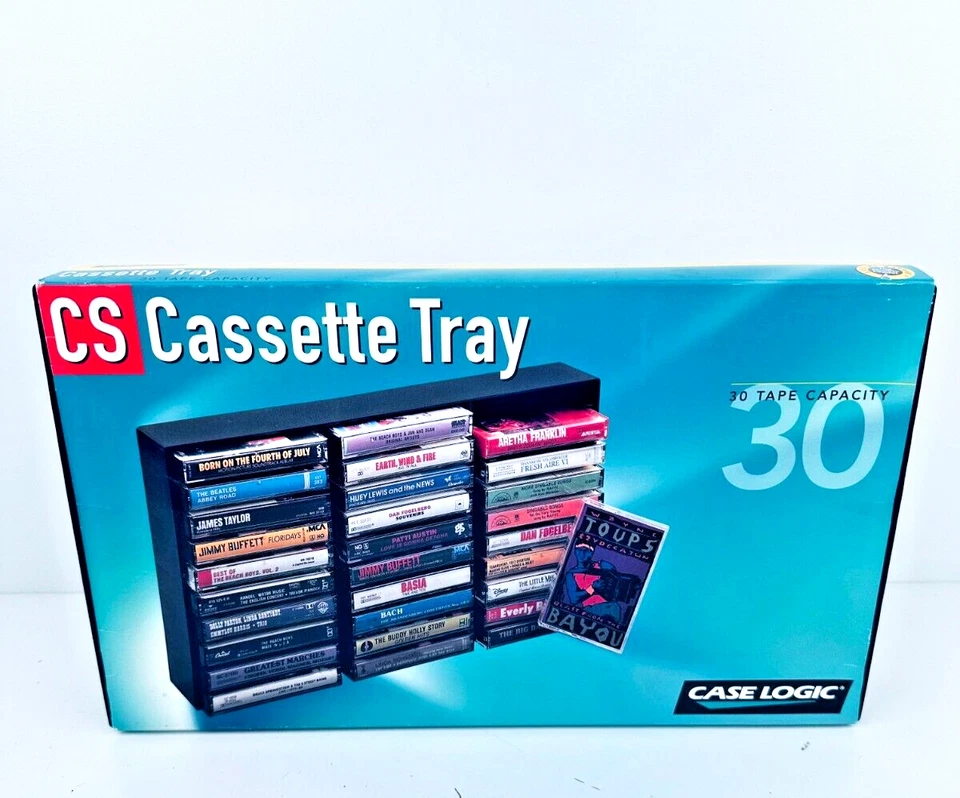 Vintage NOS Case Logic Cassette Tray T30 1990s - Image 1 of 2