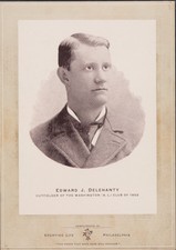 1902-11 Sporting Life Cabinets (W600) Edward Delahanty  Hall of Famer    Reprint