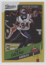 2021 Classics Premium Edition Gold Timeless Tributes /60 Nico Collins Rookie RC