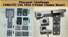Playseat Challenge FANATEC CSL Elite  3-Pedal Clamps Mount
