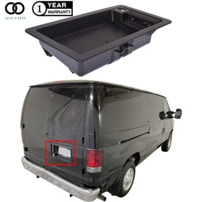 Tag Bracket For Ford Van E350 E250 E150 Rear Cargo Door Handle & License Plate - Image 1 of 4