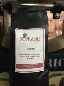 Roasted coffee beans Forte Blend Soprano Coffee - Picture 1 of 2