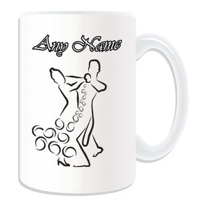 Personalised Gift Tango Dancer Mug Money Box Cup Dance Foxtrot Waltz Ballroom - Picture 1 of 20