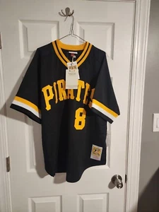 100% Authentic Mitchell & Ness Willie Stargell 1982 Pirates BP Jersey 52 XXL - Picture 1 of 4